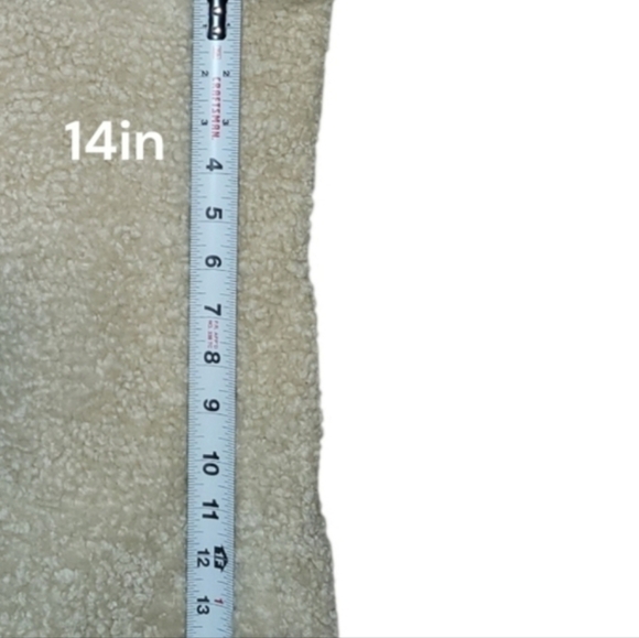 Pendleton Beige Crea Sherpa Full Zip Jacket Coat Blue Denim Women Extra Large XL - Picture 10 of 12